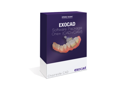 exocad ChairsideCAD software package one+ (CAD +CAM)
