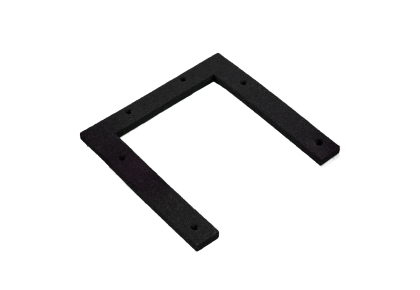 Felt scraper splash guard