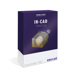 In-CAD Nesting module (exocad ChairsideCAD)