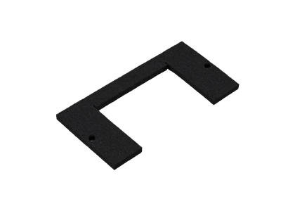 Felt scraper splash guard