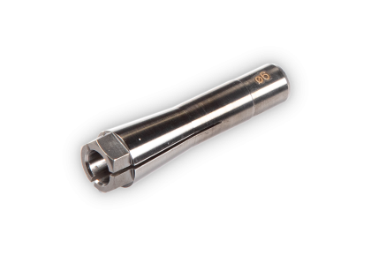 Collet chuck for 6mm shaft - stainless steel - spindle 42mm