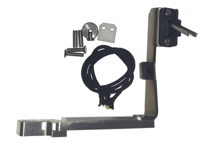 Angle bracket actuator for safety interlock